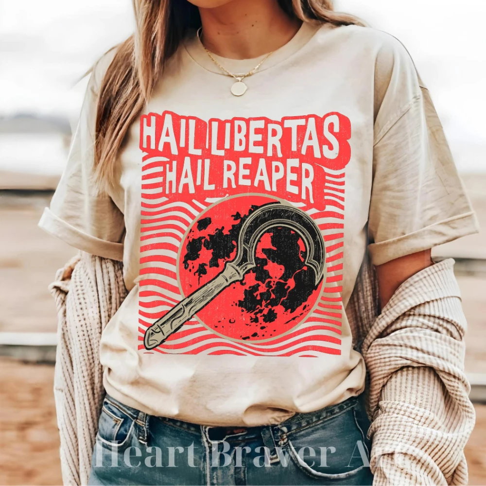 Hail Libertas Hail Reaper T-shirt Omnis Vir Lupus Tee House Mars Sweater The Institute Red Rising Fan Primus Faction Tee