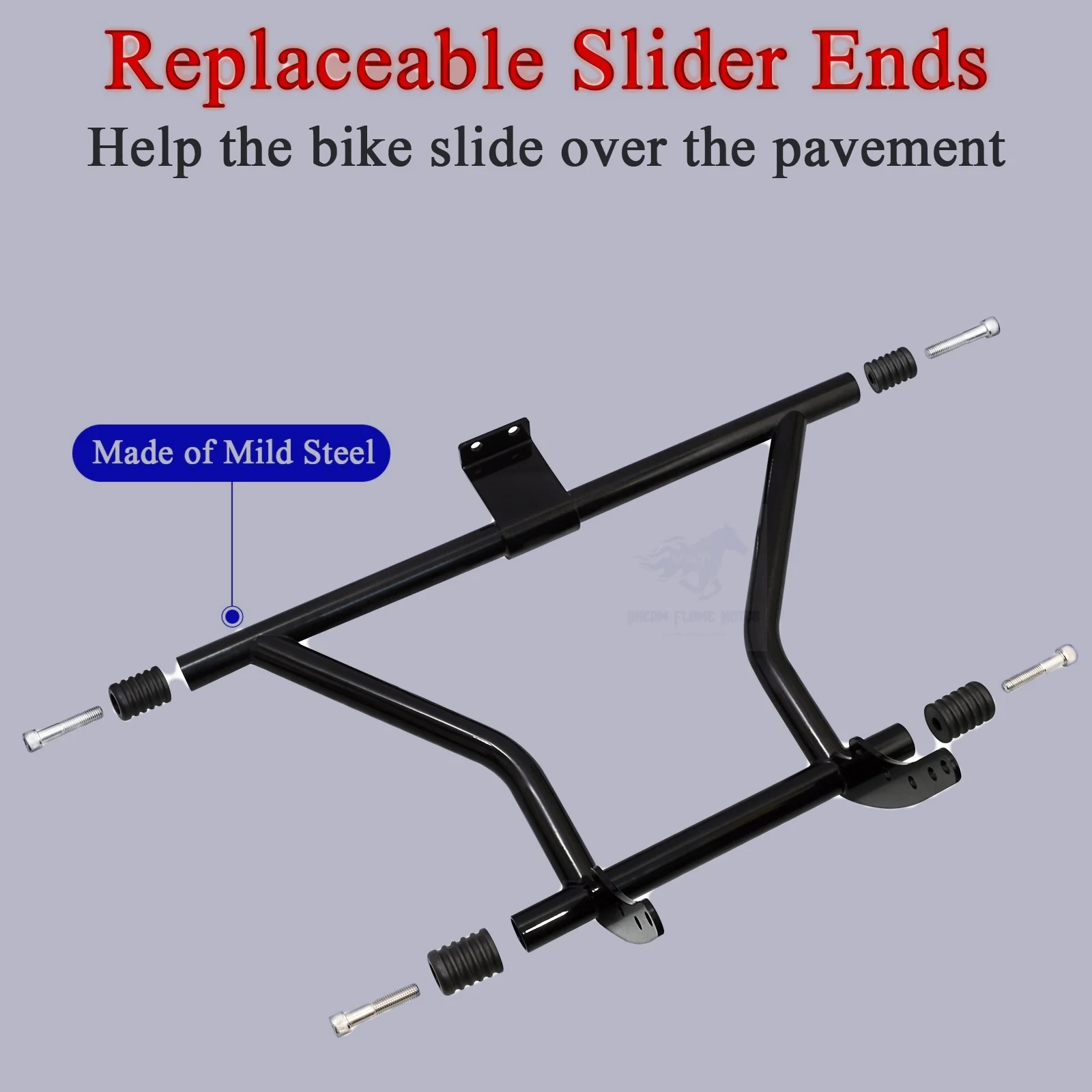 Motorcycle Mid Control Engine Guard accessories Front Crash Bar For Harley Softail Breakout Fat Bob Low Rider Street Bob 2018-up