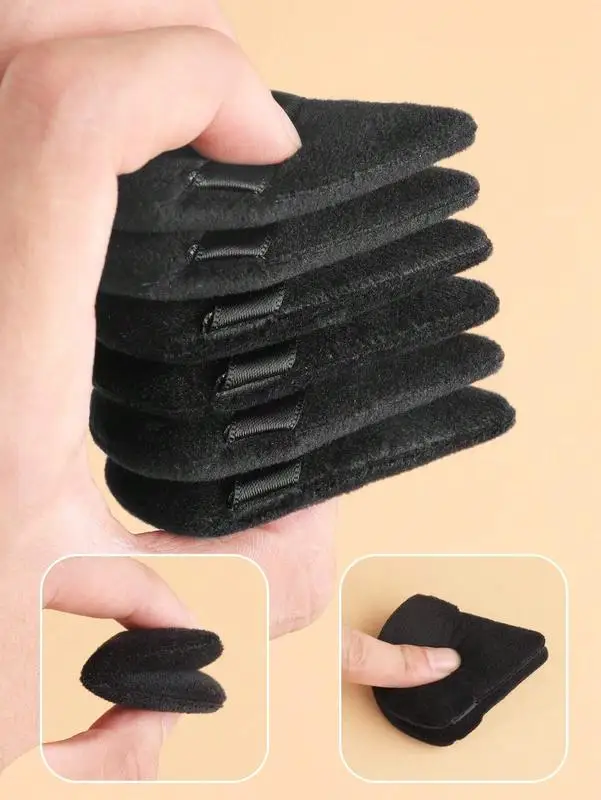 10 مجموعة منتفخة مسحوق متعددة الألوان مجموعة نفخة البودرة متعددة الألوان مثلث على شكل قلب مسحوق نفخة مستحضرات التجميل القطن #4