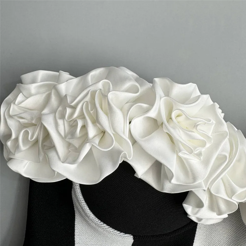 2025 New Arrival Strapless Bandage Dress Women Patchwork Clothes Evening Party Elegant Mini Dresses