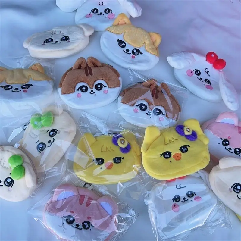 

Kpop MINIVE PARK плюшевый кошелек для монет Wonyoung YuJin GAEUL REI LEESEO LIZ сумка для монет с животными на молнии милый кошелек с героями мультфильмов