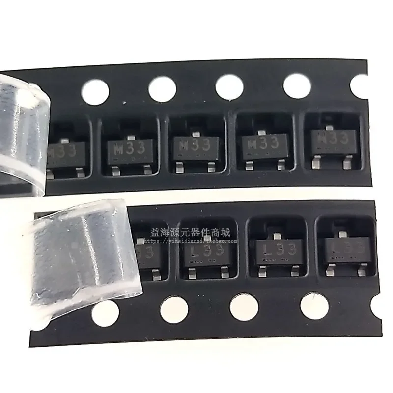 20PCS/LOT Silkscreen M33 L33 SMD Tri-pad; SOT23-3