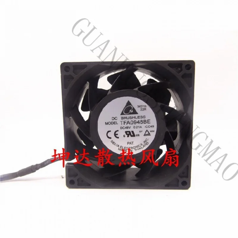 

HJY 1 piece Delta Fan TFA0948BE DC48V 0.21A 9038 9CM 4-wire enclosure waterproof fan