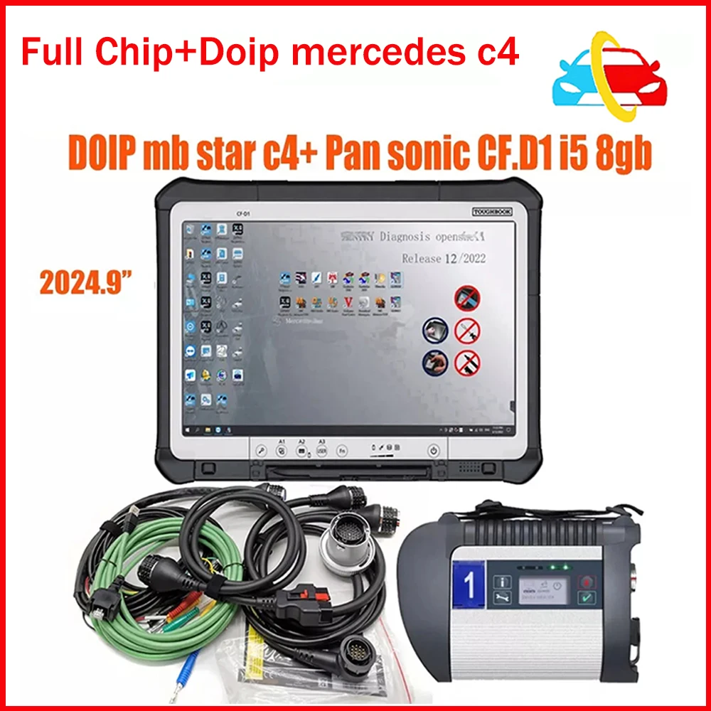 2024 09 For Mercedes MB Star C4 DOlP Xentry truck car Diagnostic System Star Diagnosis C4 Scanner