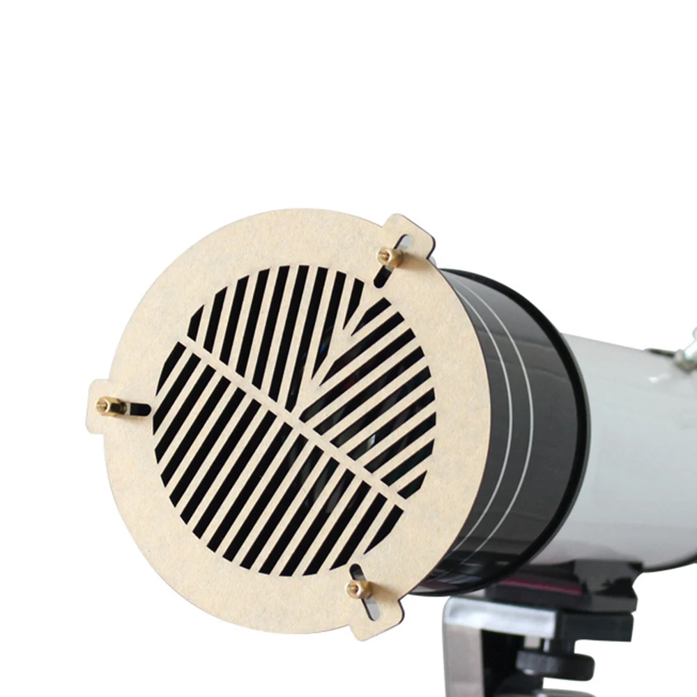 Bahtinov Astronomical Telescope Accessories Deep Space Photography Fishbone Focusing Plate Focusing Mask Fixed Diameter 60-90mm