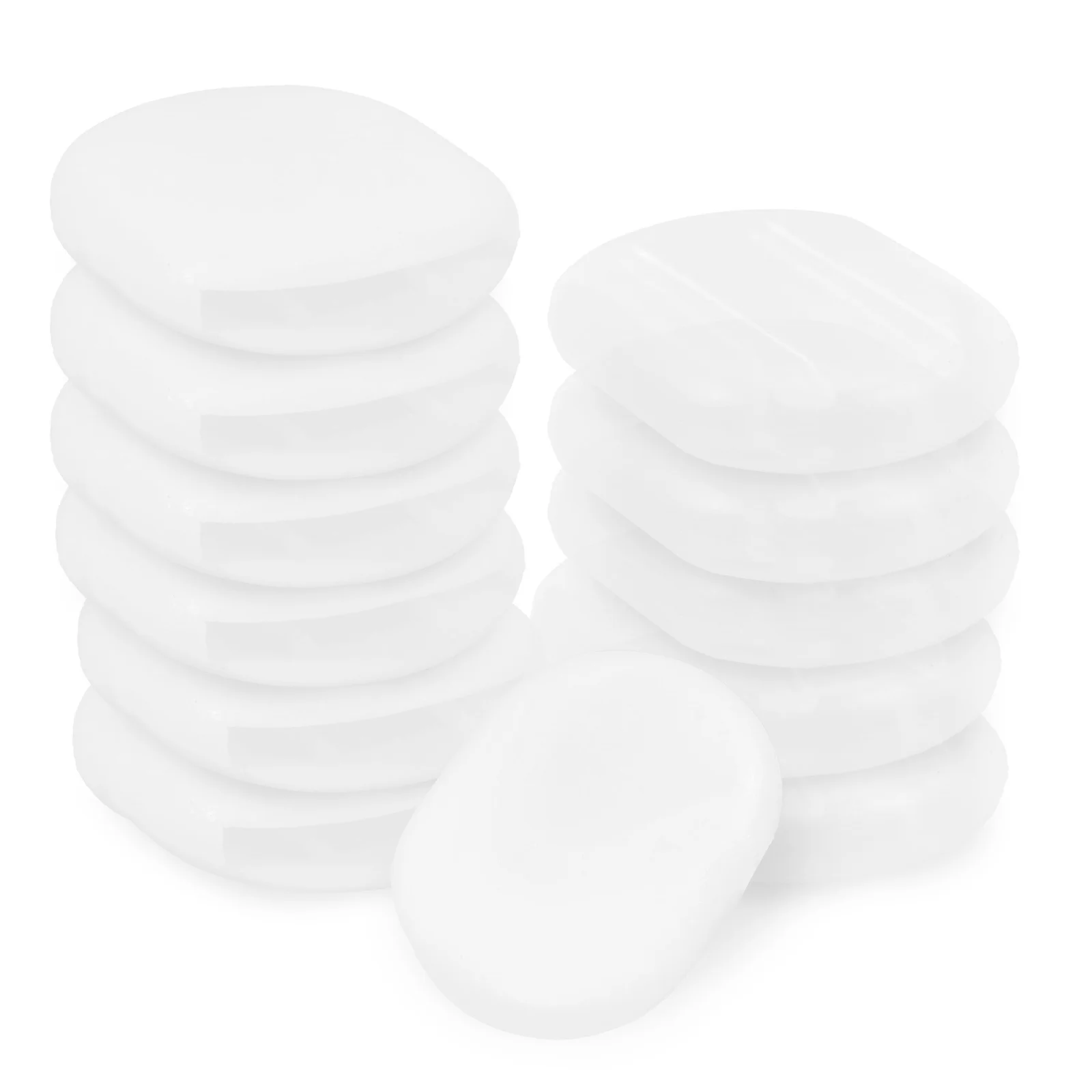 

40Pcs Ear Clip Pads Soft Oval Durable Transparent Pain-Proof Cushions Non-Slip Ear Clamp Accessories Comfortable for Daily Wear