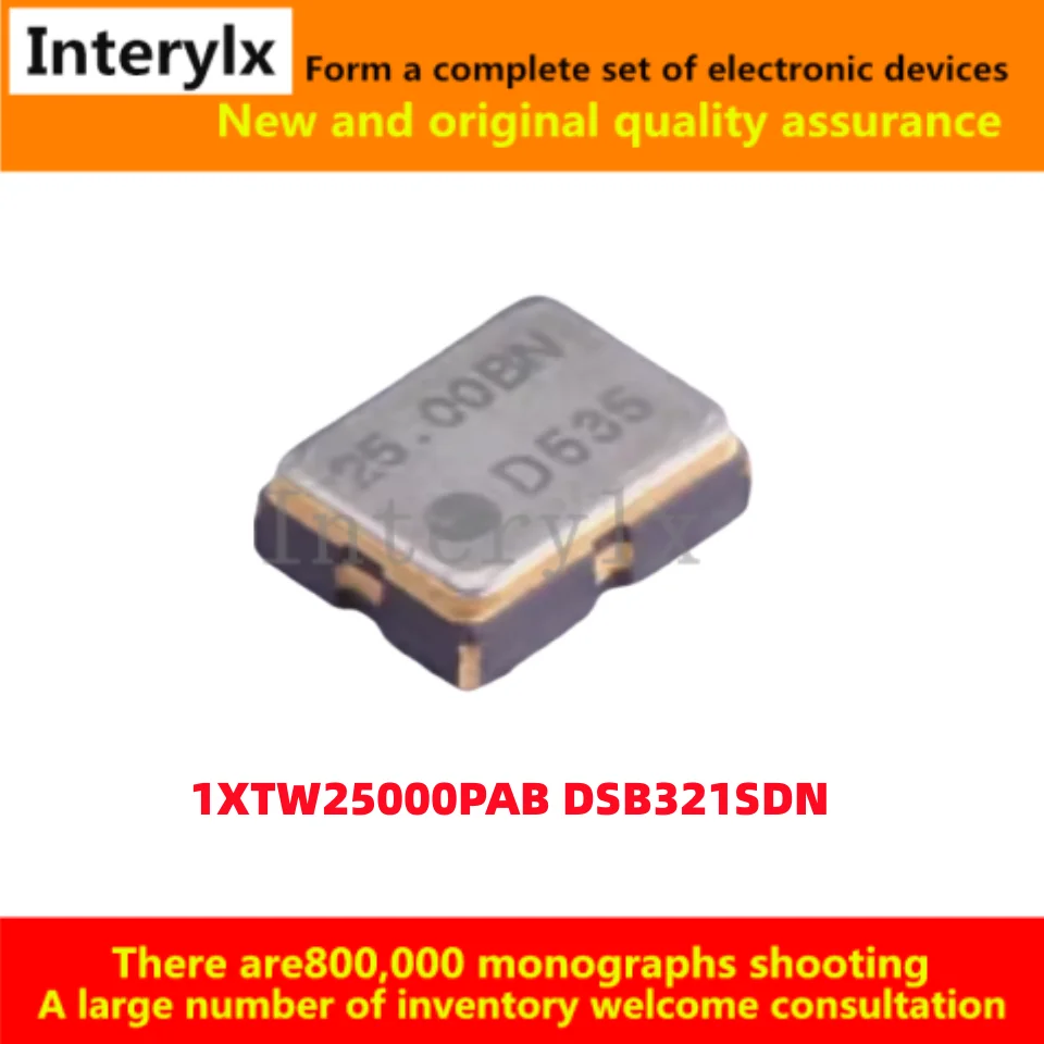 10Pcs/Lot TCXO DSB321SDN KDS 1XTW25000PAB temperature subsidy crystal oscillator 3225 25M 25MHZ 25.000