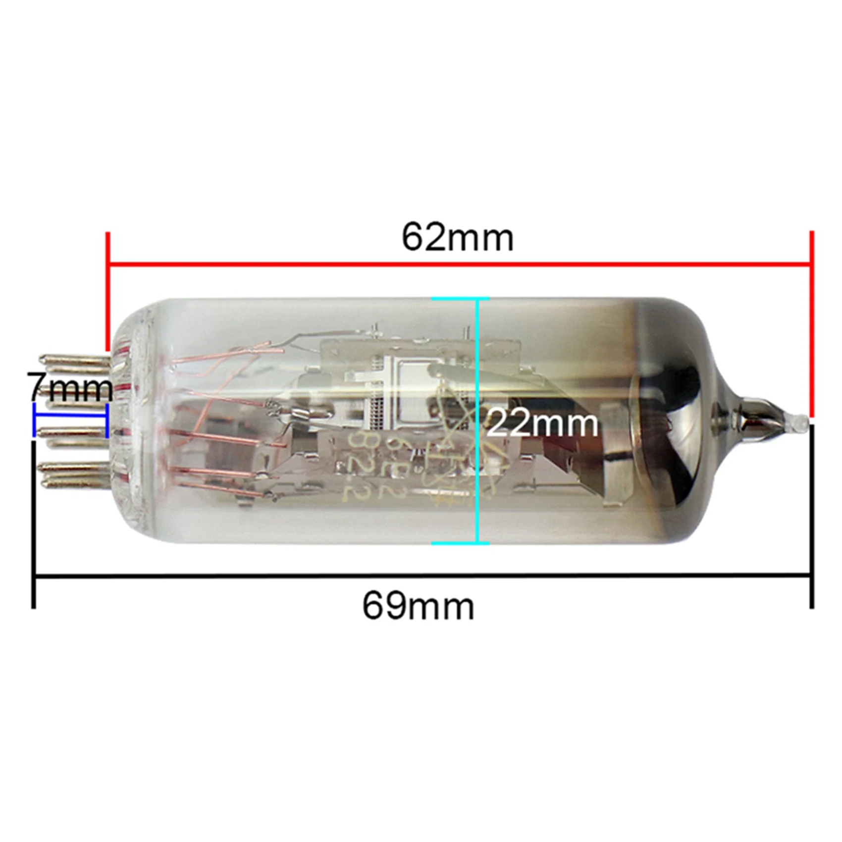 A07I 6E2 Versterker Klep Elektronische Indicator Buis Vervangen EM84 voor Verbeteren Versterkte Luidspreker Toon Kwaliteit Vacuümbuis 8 Stuks
