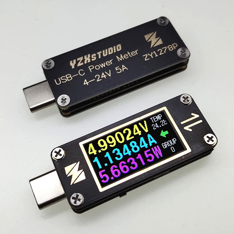 

ZY1278E USB Voltage Ammeter Type-C PD Tester