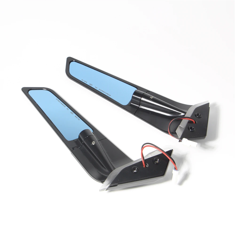 

New Motorcycle For Ducati Panigale V2 2020-2023 PANIGALE V4 2019-2022 Rearview Mirrors with LED Rotating Adjustable Wing Mirror
