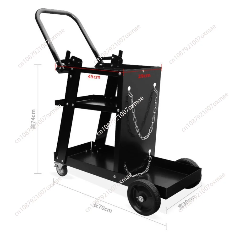 Electric welding trolley two-protection welding car gas shielded welding mobile hand-pulled car auto repair tool