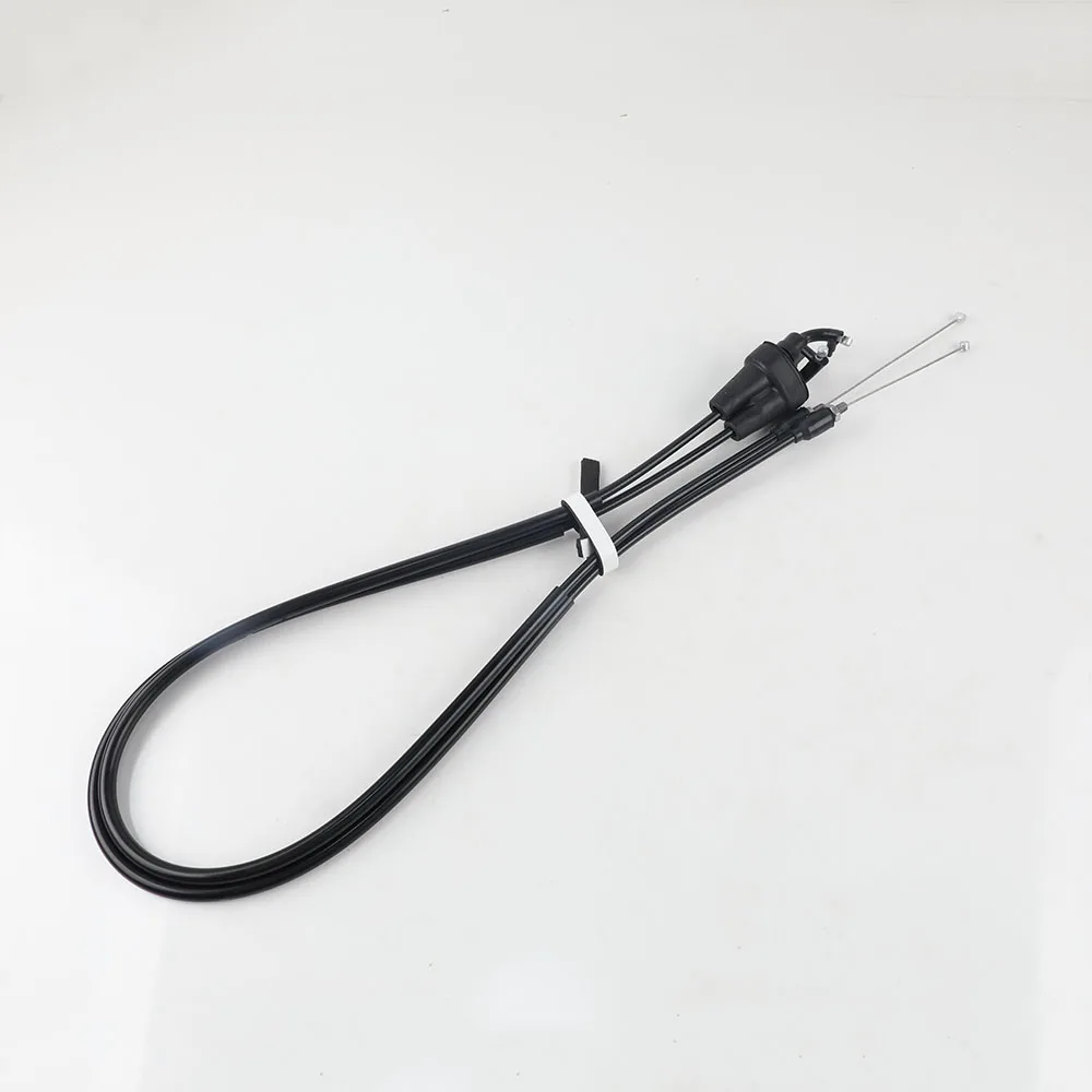 For KTM EXC SX XC XCW 125 150 250 300 EXC300 2024 2025 Motorcycle Two Throttle Cable Accelerator Pull Line Fuel Pipes Steel Wire