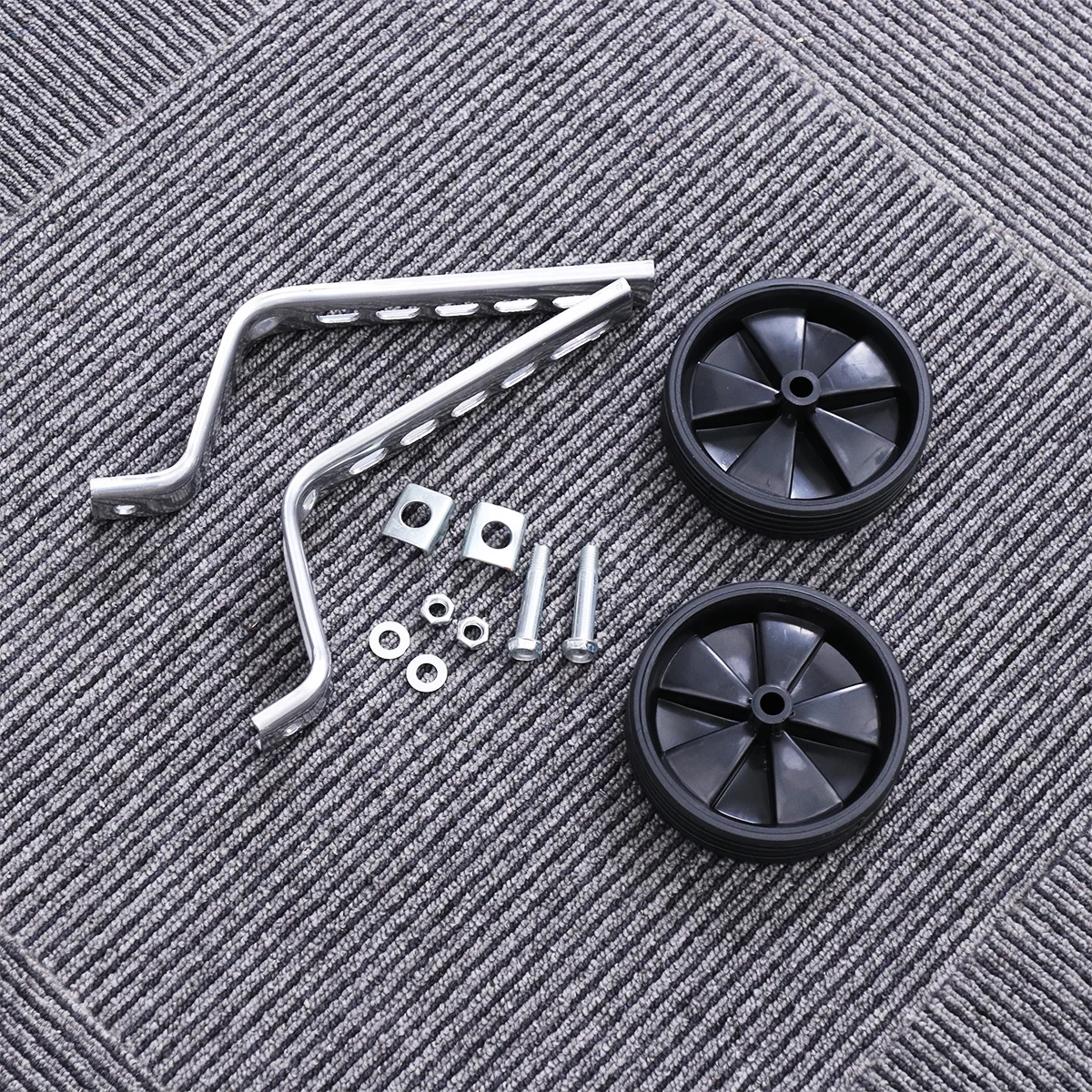 Kids Training Wheels Set for Children Bike Stabilisers Suitable for 12-20 Inch Bicycle Stable Black Training Wheel