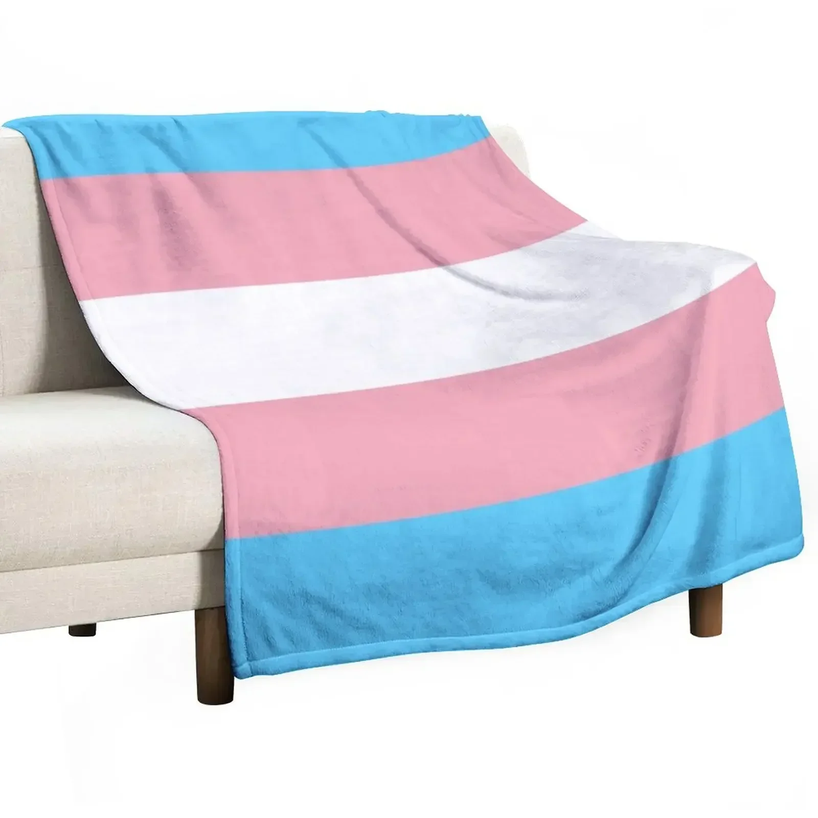 

Transgender pride flag Throw Blanket Thins Loose Blankets