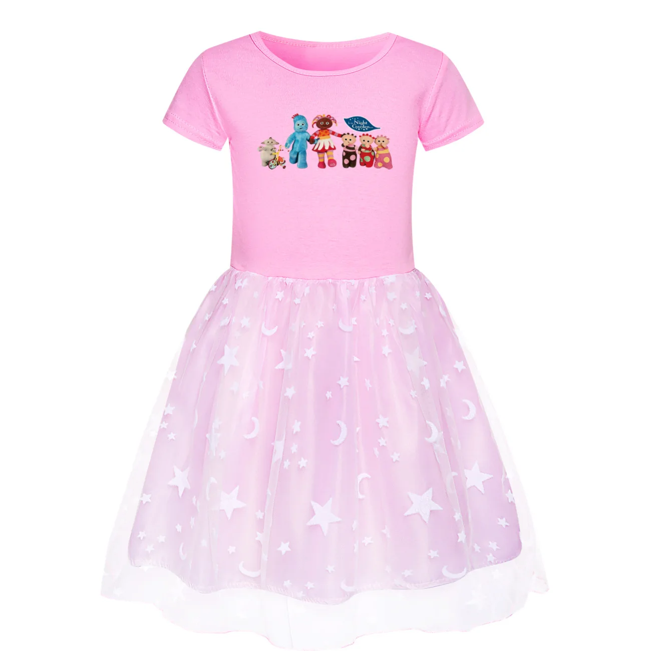 In The Night Garden vestido Kids Carnival Cosplay Dress Baby Girls Lace Casual Dresses Children Birthday Party Halloween Costume