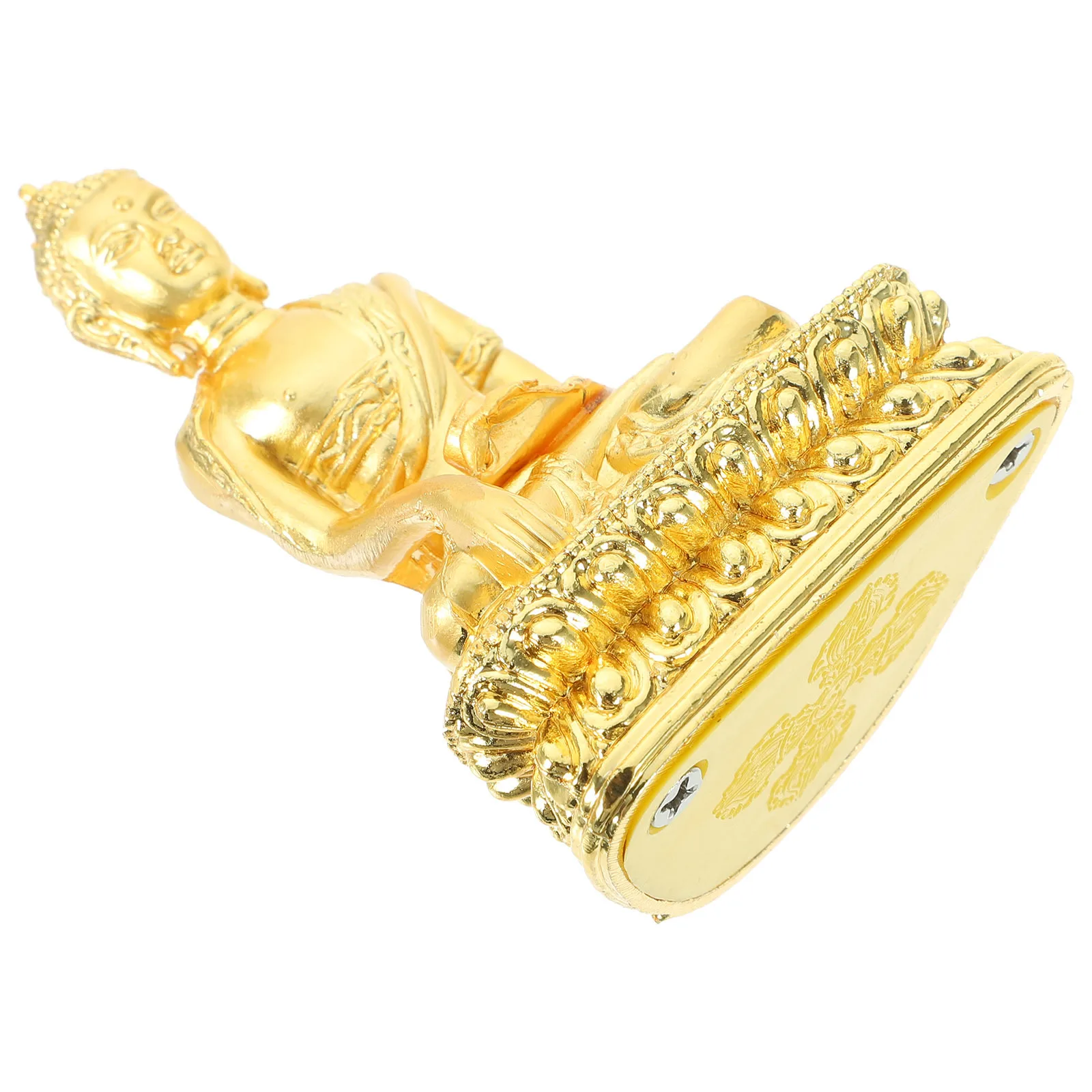 

Gold-Plated Buddha Statue Small Religious Ornament Sakyamuni Decorative Office Home Temple Desktop Decoration Gift