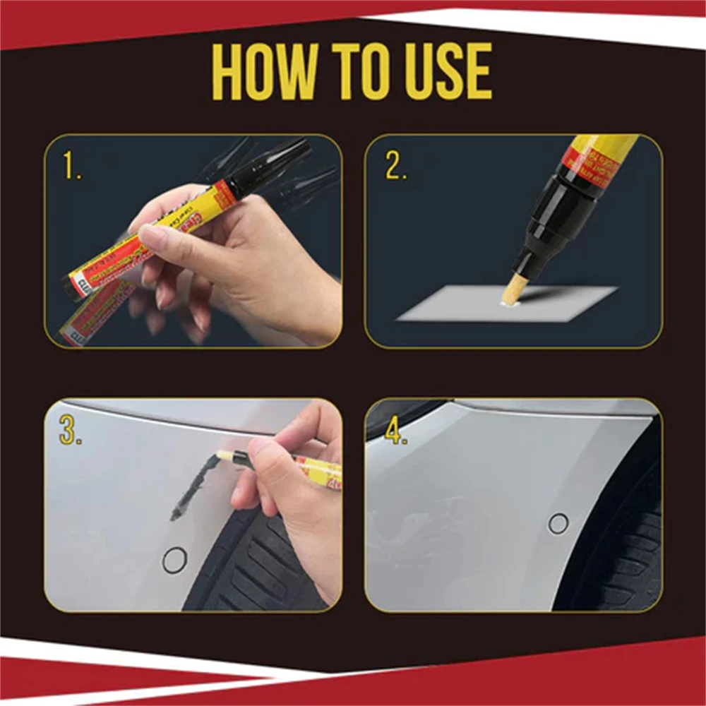 

Universal ​Car Scratch Repair Pen Surface Repair Professional Applicator Scratch Clear Remover Paint Pen