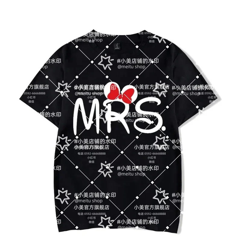 Family Print Tops, Men's and Women's Parent-child Outfits, Universal Fashion Short-sleeved T-shirts, Outdoor Casual