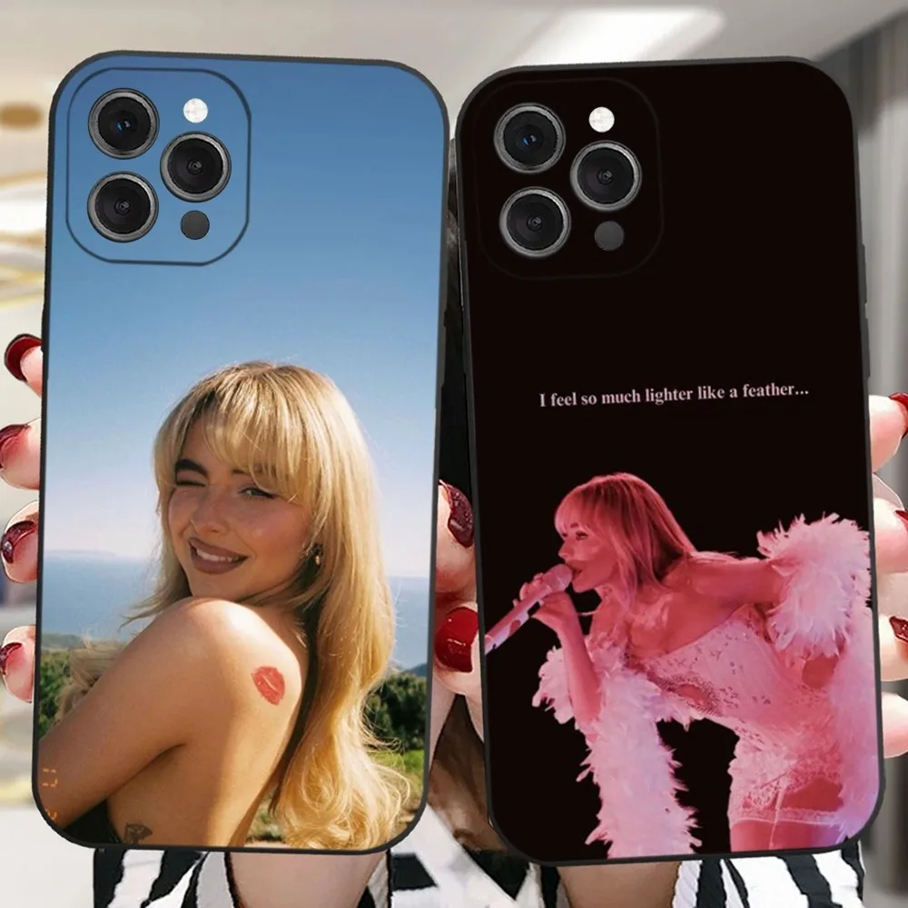 Sabrina  Carpenter Short n Sweet  Phone Case For iPhone 16,15,14,13,12,11 Plus,Pro,Max,XR,XS,X,7,8 Plus,SE,Mini Silicone Soft