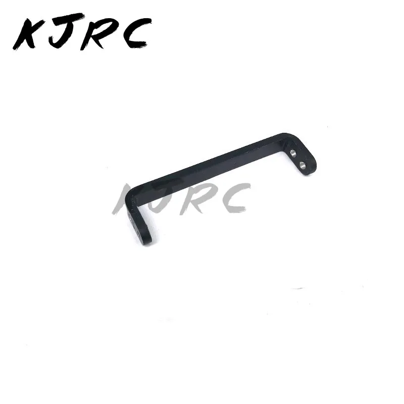 KJRC parachoques trasero de aleación CNC con soporte de marco, accesorios para coche RC Crawler raxxas 6x6 TRX6 TRX4, piezas de actualización de coche RC