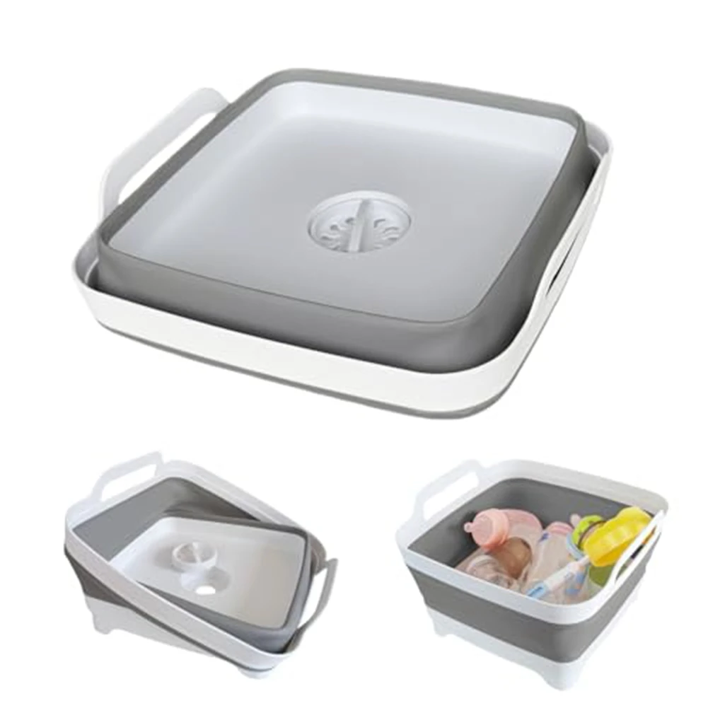 

AT05-Складная портативная раковина Складная корзина Телескопическая сливная корзина Кухонная раковина Складная раковина для мытья овощей