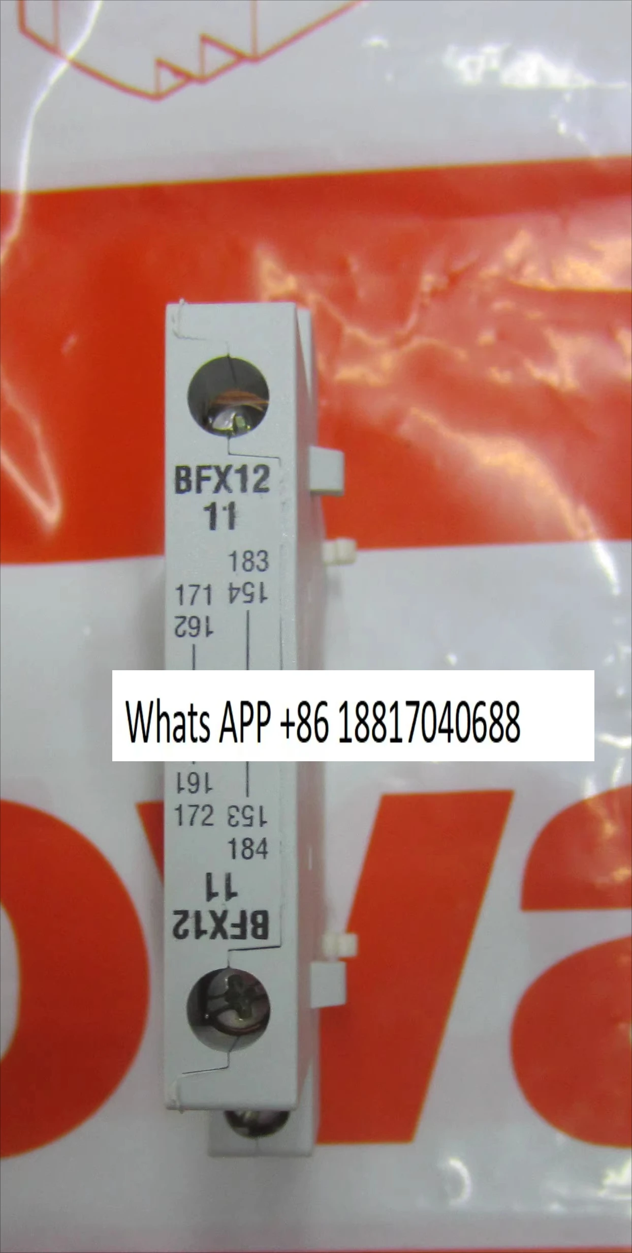 

Brand new original BFX1211 contactor auxiliary head genuine