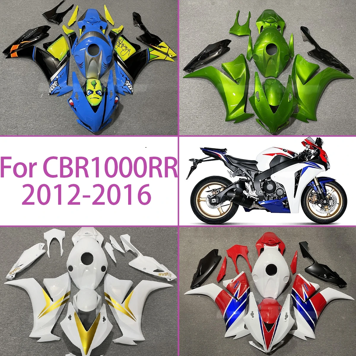 

Upgraded Durable Motorcycle Fairing Kit Fit For 2012-2016 Honda CBR1000RR Custom Graphics Fairings 12-16 CBR 1000RR YJ01