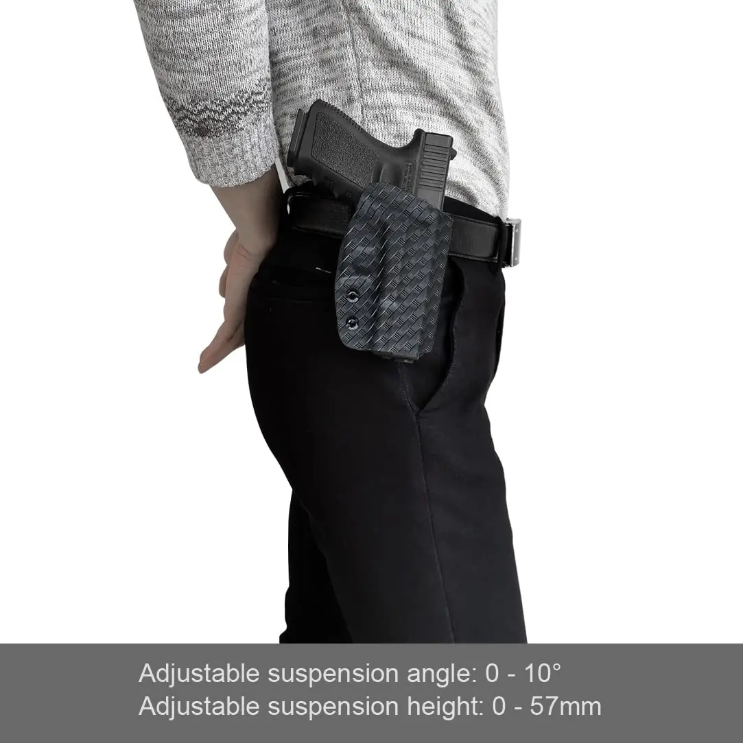 Imagem -06 - Owb Kydex Coldre Apto para Glock 19 Glock 17 19x44 45 Glock 17 Glock 26 Gen 15 22 23 25 27 31