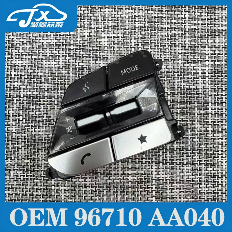 For Hyu-ndai Tucson Elantra Steering Wheel Switch Multimedia Remote Control Volume Button Compatible with 2021-2025 Models