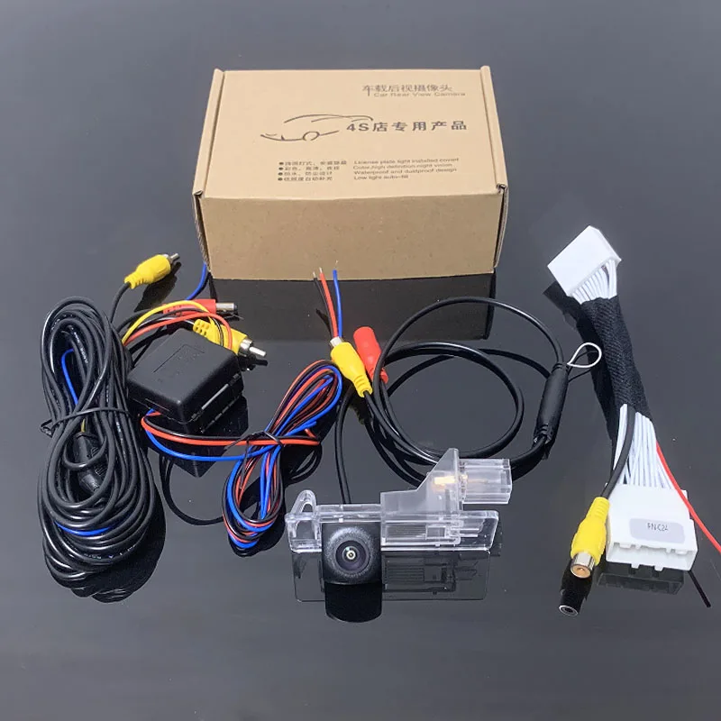 24 Pin Adapter Cable HD Car Rear View Camera For Renault Captur 2013~2020 2021 2022 OEM Original Screen Compatible Plug and play
