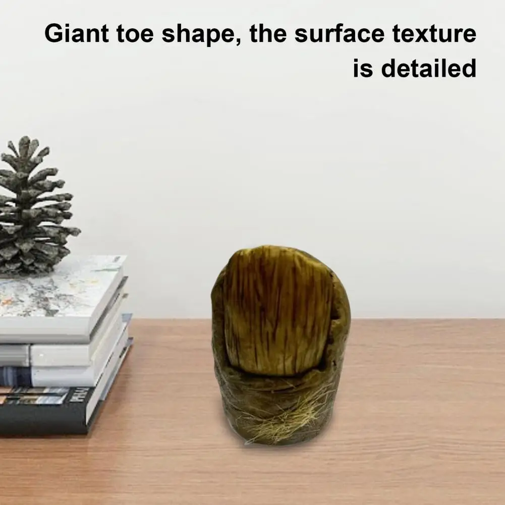 Sasquatch Big Toe Figurine Weather-proof Realistic Giants Toe Resin Statue Sculpture Home Garden Party Decoration Ornament - Image 2