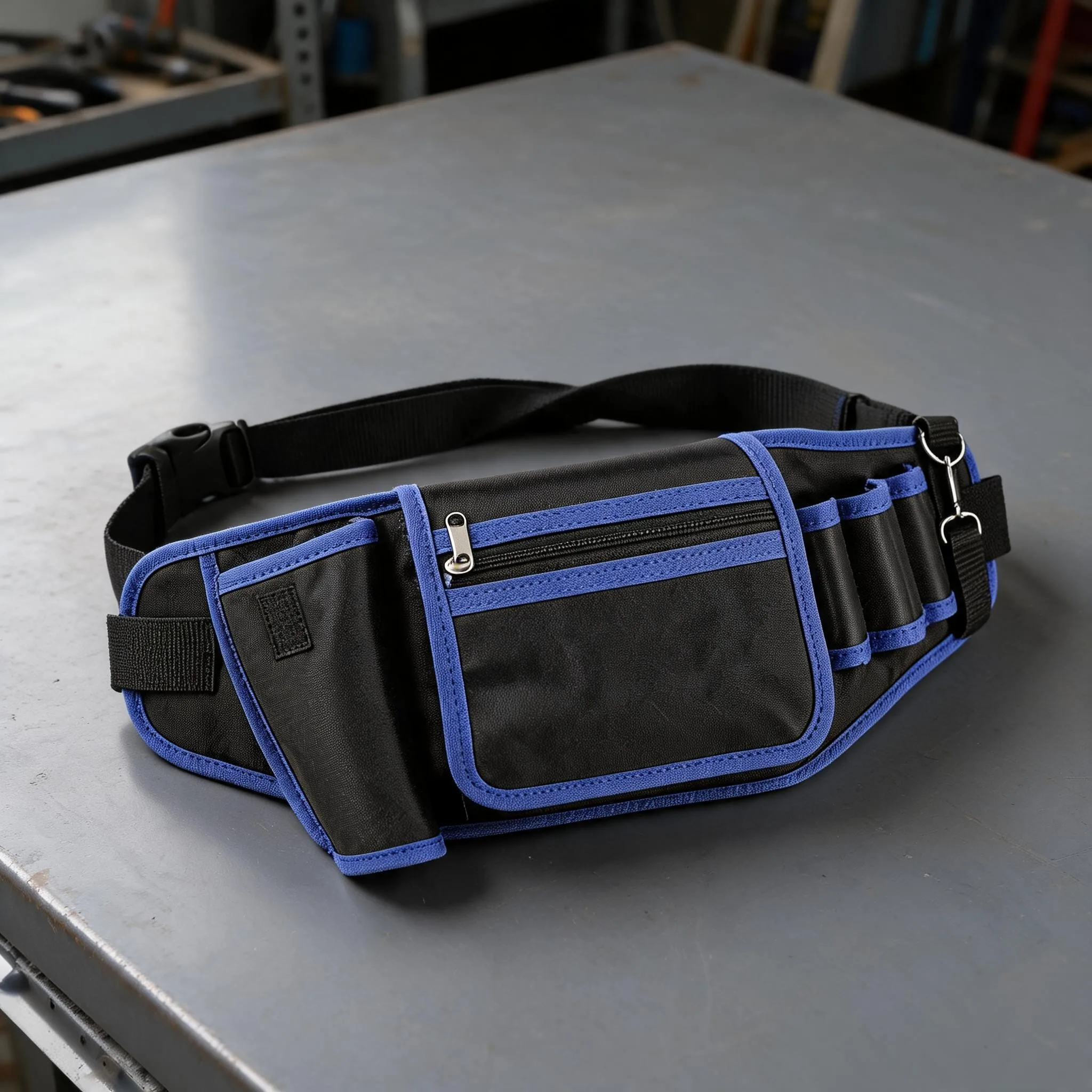 waist-bag-with-adjustable-waist-belt-industrial-electrician-tool-belt-bag-with-drill-pouch-waterproof-multi-pocket-organization