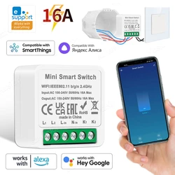 eWeLink App WiFi Smart Switch 2-Way Control Breaker Smart Home Automation DIY Module Works with SmartThings Alexa Google Alice