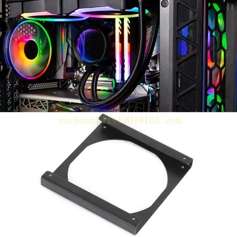 62 -Lüfterhalterung für 12 Lüftermontagehalter 15 mm Höhe erhöhte Hülle interner Lüfter für PC Chassis Cooling Lüfter 1PC