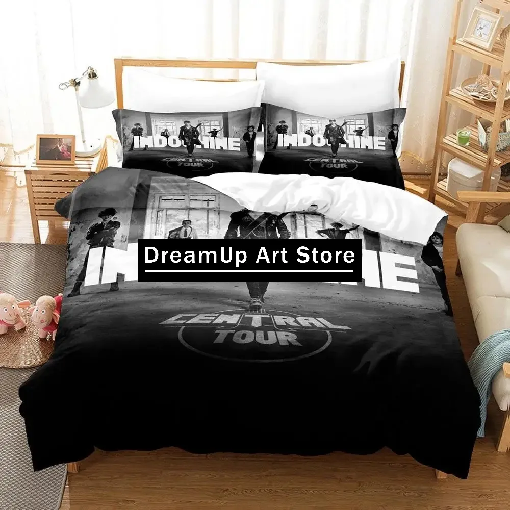 3D Indochine Rock Bedding Set Quilt Cover Bed Cover with Pillowcase Twin Single Queen King Size Boys Adult Home Textile