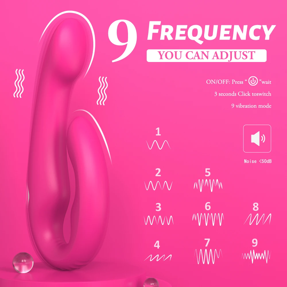 Double Heads Dildo Vibrators Sex Tooys Butt​ Plug for Women Couple Exotic Accessories clitoris Vagina Massager Oral Stimulator