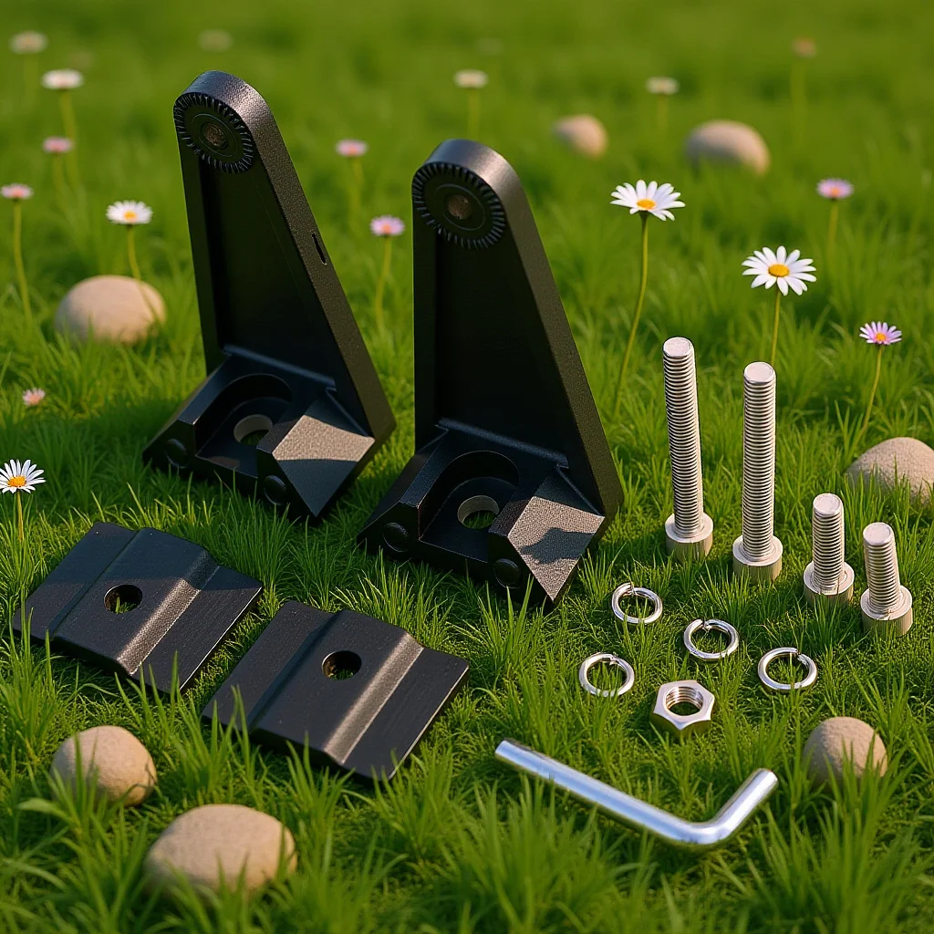 

Universal Side Mount LED Light Bar Bracket Rubber Pad Bracket for Truck with Anti-Vibration to Protect Paint and Improve Airflow