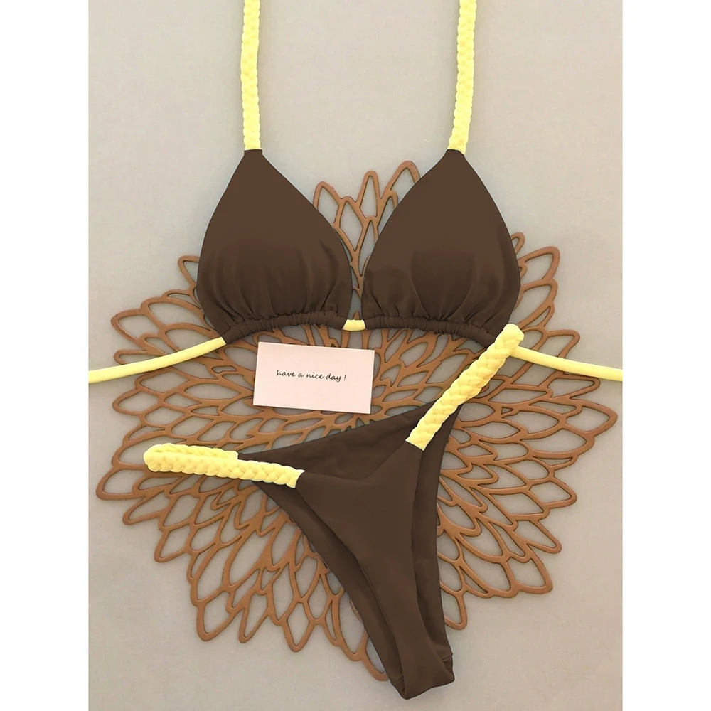Micro Bikinis 2025 Push Up Women Swimsuits Sexy Swimwear Brazilian Bikini Set Thong Biquini Solid Swimsuit Summer Beachwear 4 Micro Bikinis 2025 Push Up Women Swimsuits Sexy Swimwear Brazilian Bikini Set Thong Biquini Solid Swimsuit Summer Beachwear 4