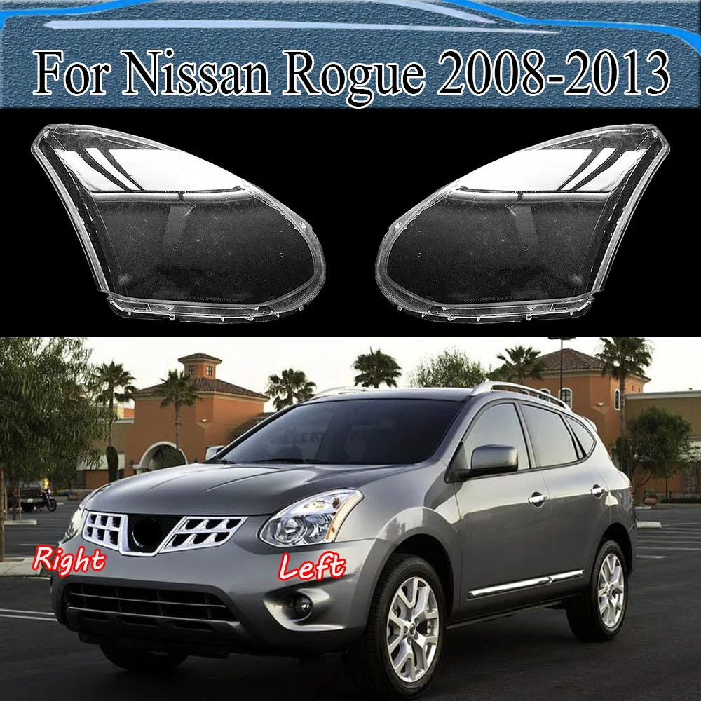 

For Nissan Rogue 2008-2013 Headlamp Transparent Cover Lampshade Headlight Shell Lens Replace The Original Lampshade Plexiglass