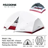 PACOONE-초경량 20D 나일론 캠핑 텐트, 휴대용 배낭 사이클링 텐트 방수 야외 하이킹 여행 텐트 해변 텐트 신제품 3