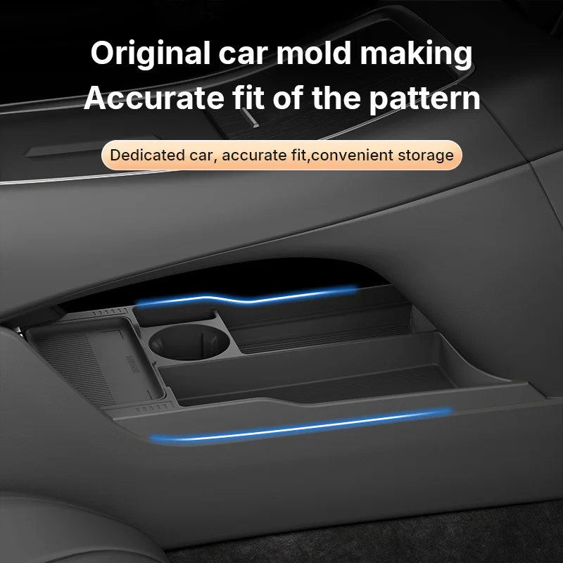 2026 For Leap C11 Silicone Center Console Below Storage Box Leapmotor C11 Central Control Organizer Mat Car Interior