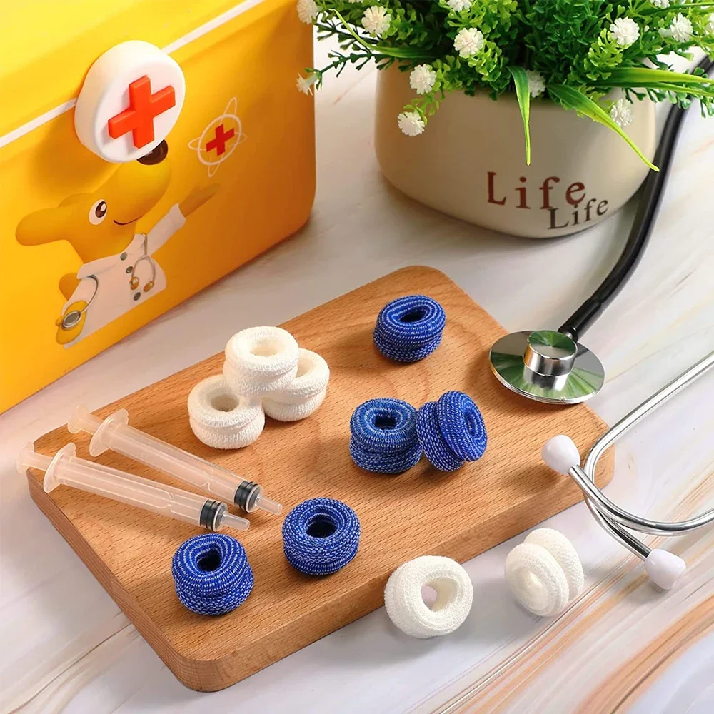 10Pcs Finger Bandage Finger Roll Cots Finger Protector First Aid Tubular Bandages Finger Sleeves for Finger Sprains Swelling