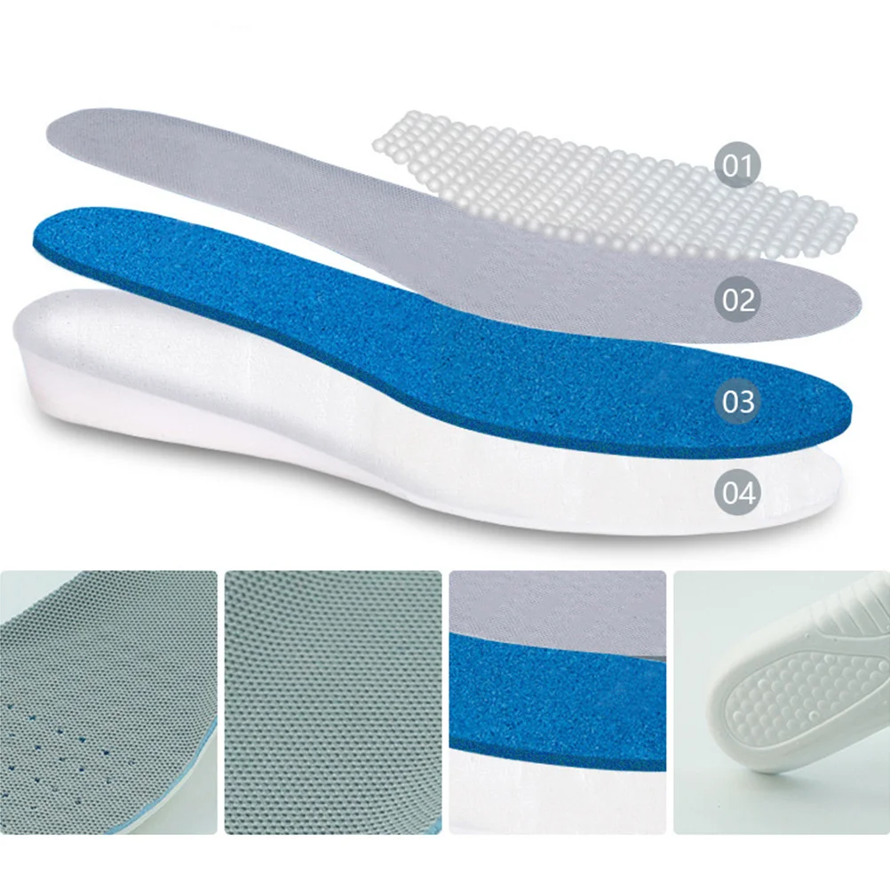 

Eva Height Increase Shoe Pads Size 37 Breathable Insoles Comfort Shoe Lift Prevent Slipping Sports Insoles Heightening Insole