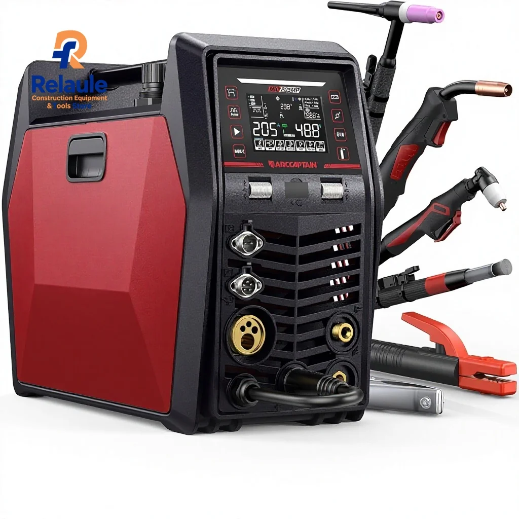 

Многофункциональный сварочный аппарат MIG205MP с приложением IControl, портативный сварочный аппарат MIG с пистолетом для сварки со спиральной катушкой