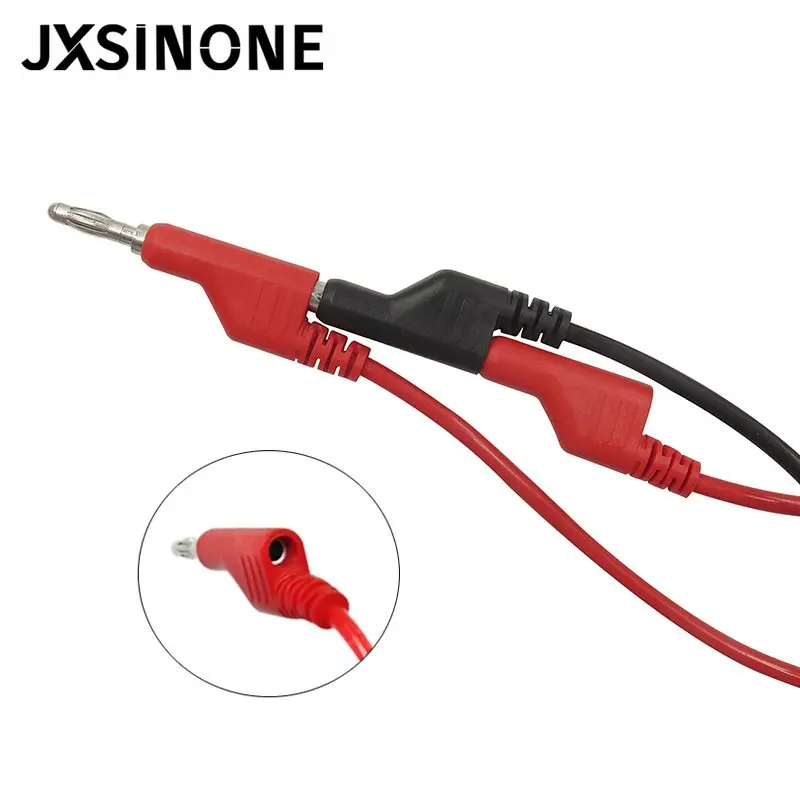 JXSINONE P1036series 4mm Banana to Banana Plug Test Lead Kit for Multimeter with Alligator Clip U-type & Puncture Test Probe Kit