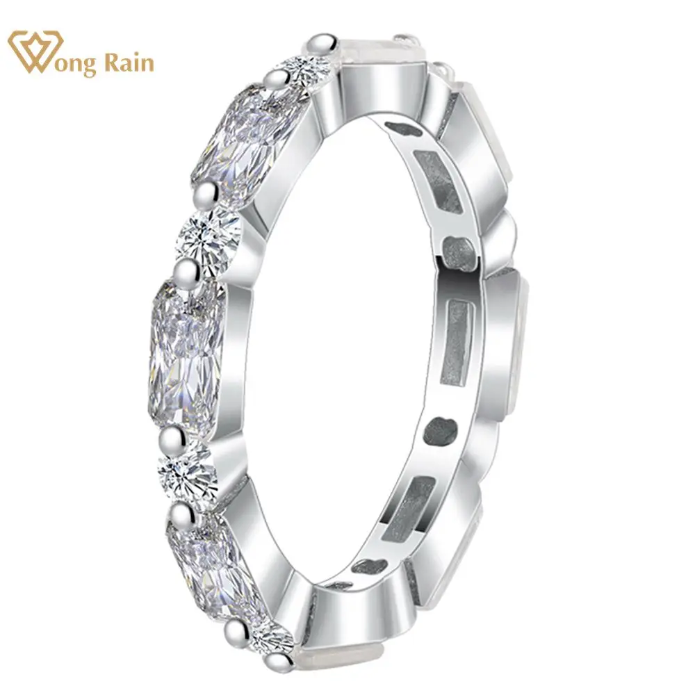 

Wong Rain 100% 925 Sterling Silver Lab Sapphire Gemstone Women Ring Wedding Band Fine Ladies Trendy Vintage Jewelry Wholesale