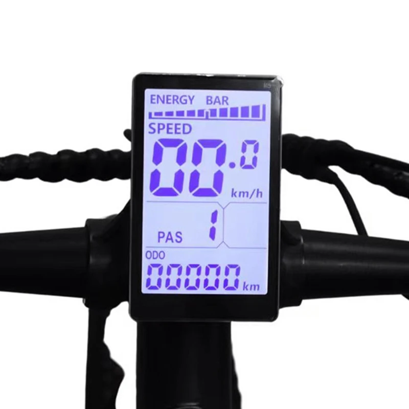 LCD Display Meter 24V 36V 48V 60V E Scooter For Mountain Electric Bike (SM 6PIN)