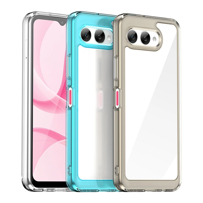 Transparente Handyhülle für T-Mobile T Phone 3, bunt, klare Rückseite, T-Mobile T Phone 3, Abdeckung für T-Mobile T Phone 3 Pro