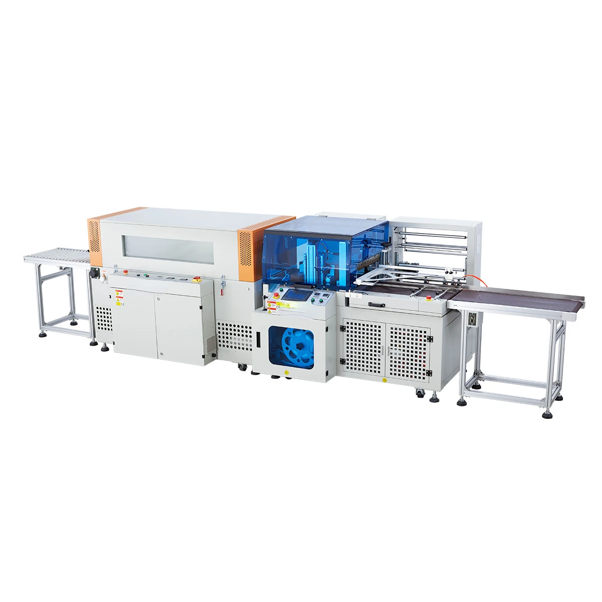 Explosive plastic sealing machine Automatic shrink packaging POF/PE high-speed heat shrink film sealing and cutting machine