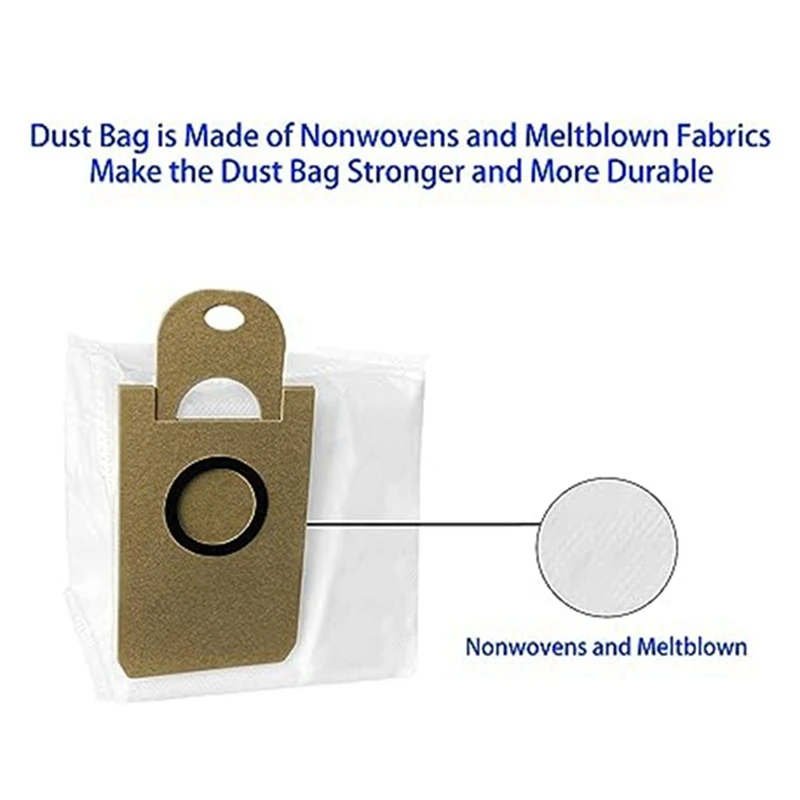 12-delige stofzak vuilniszak vervangende stofzak niet-geweven stof geschikt voor Pusanick M8pro veegmachineaccessoires